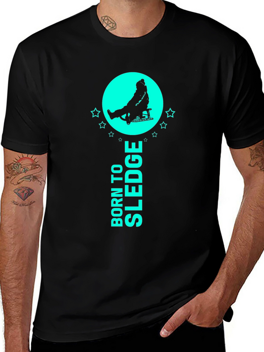 Born to Sledge T-Shirt - Winter Fun Apparel