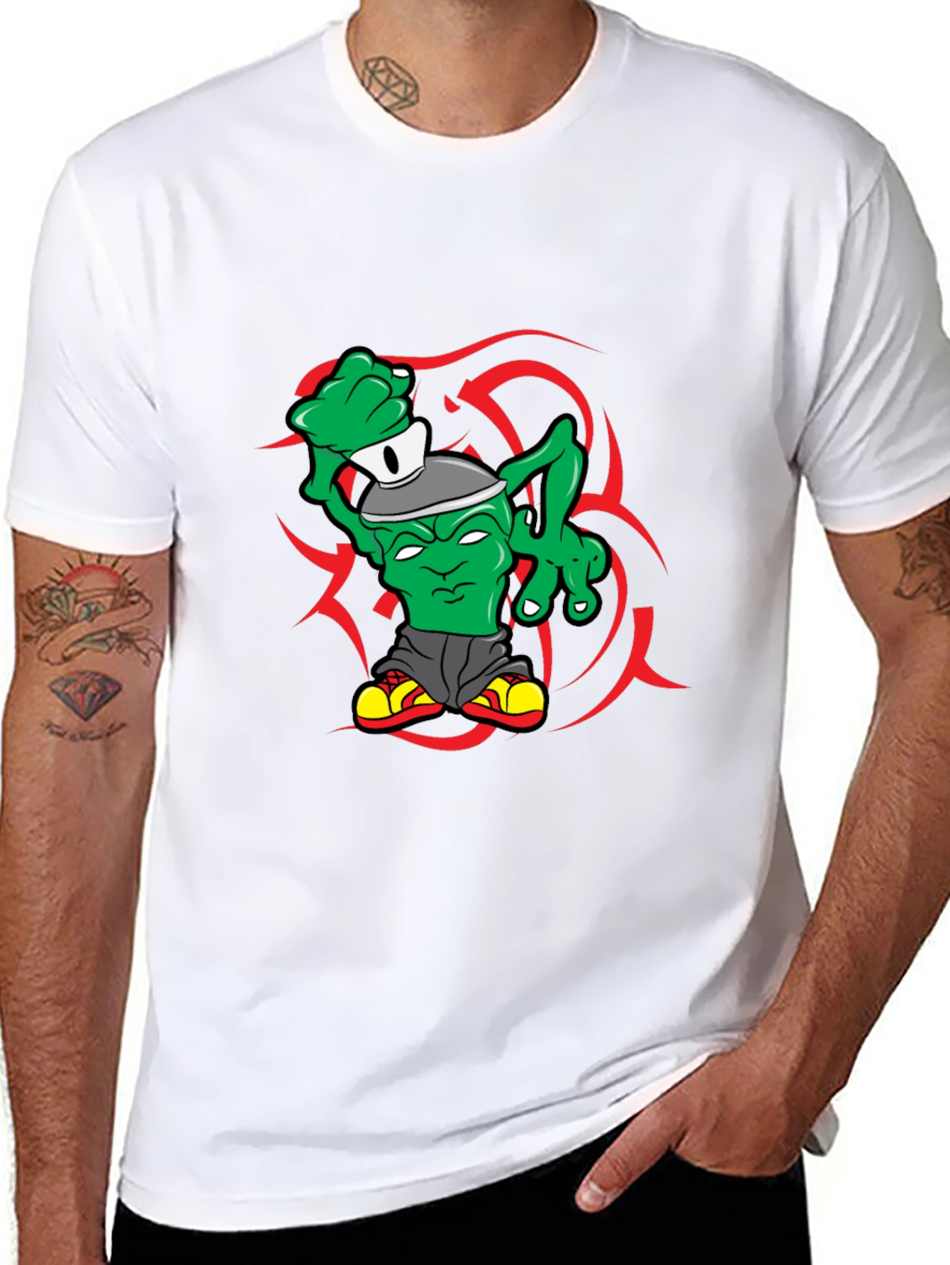 Urban Graffiti Art Tee - Cool Street Style Shirt