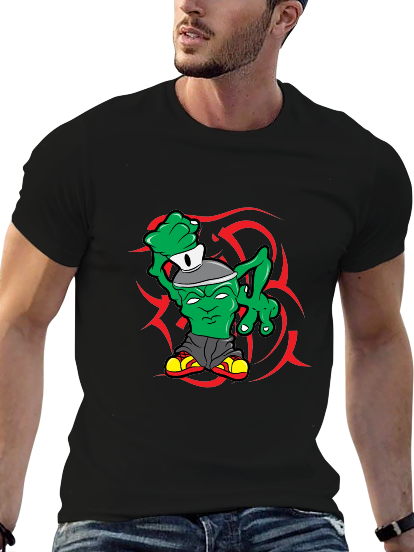 Urban Graffiti Art Tee - Cool Street Style Shirt