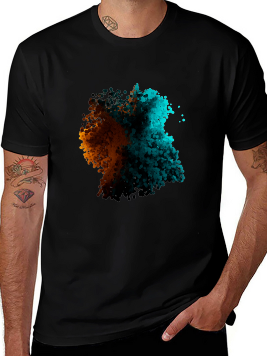 Abstract Color Burst Tee - Modern Art T-Shirt