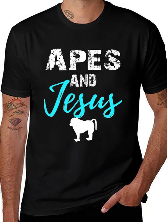 Apes and Jesus Graphic T-Shirt