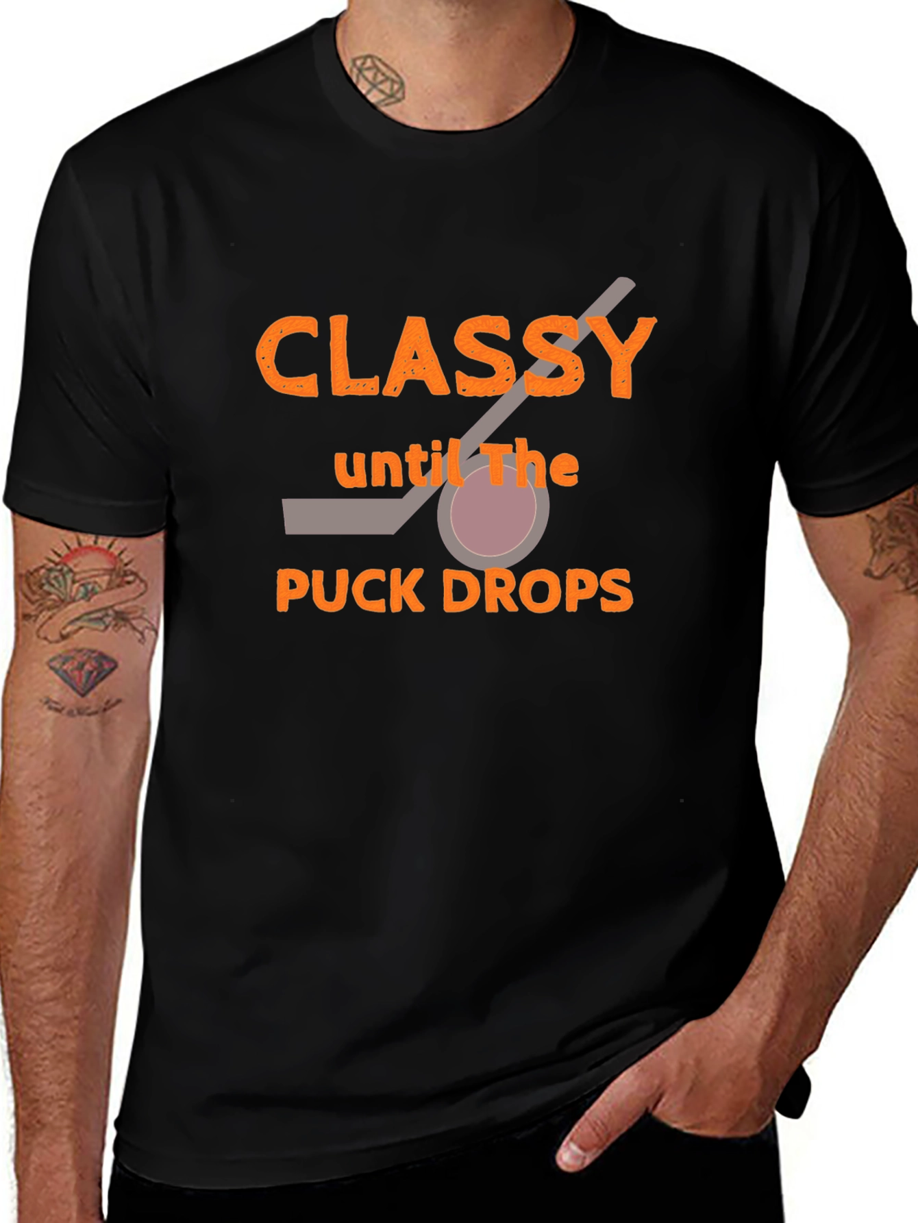 Classy Hockey T-Shirt - Game Day Apparel