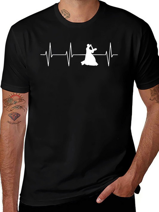 Dance Heartbeat T-Shirt - Passionate Rhythm Tee