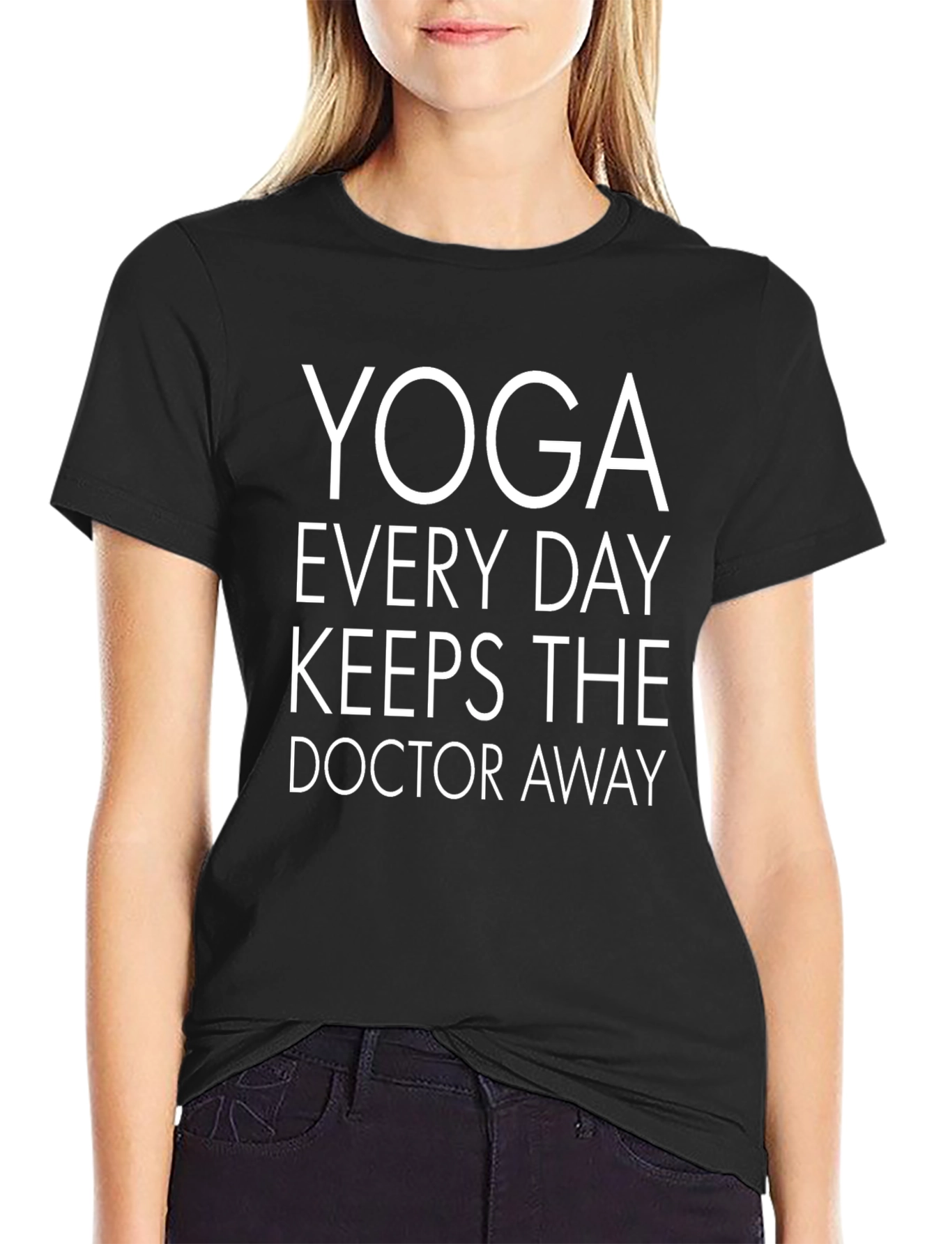 Yoga Every Day T-Shirt - Black