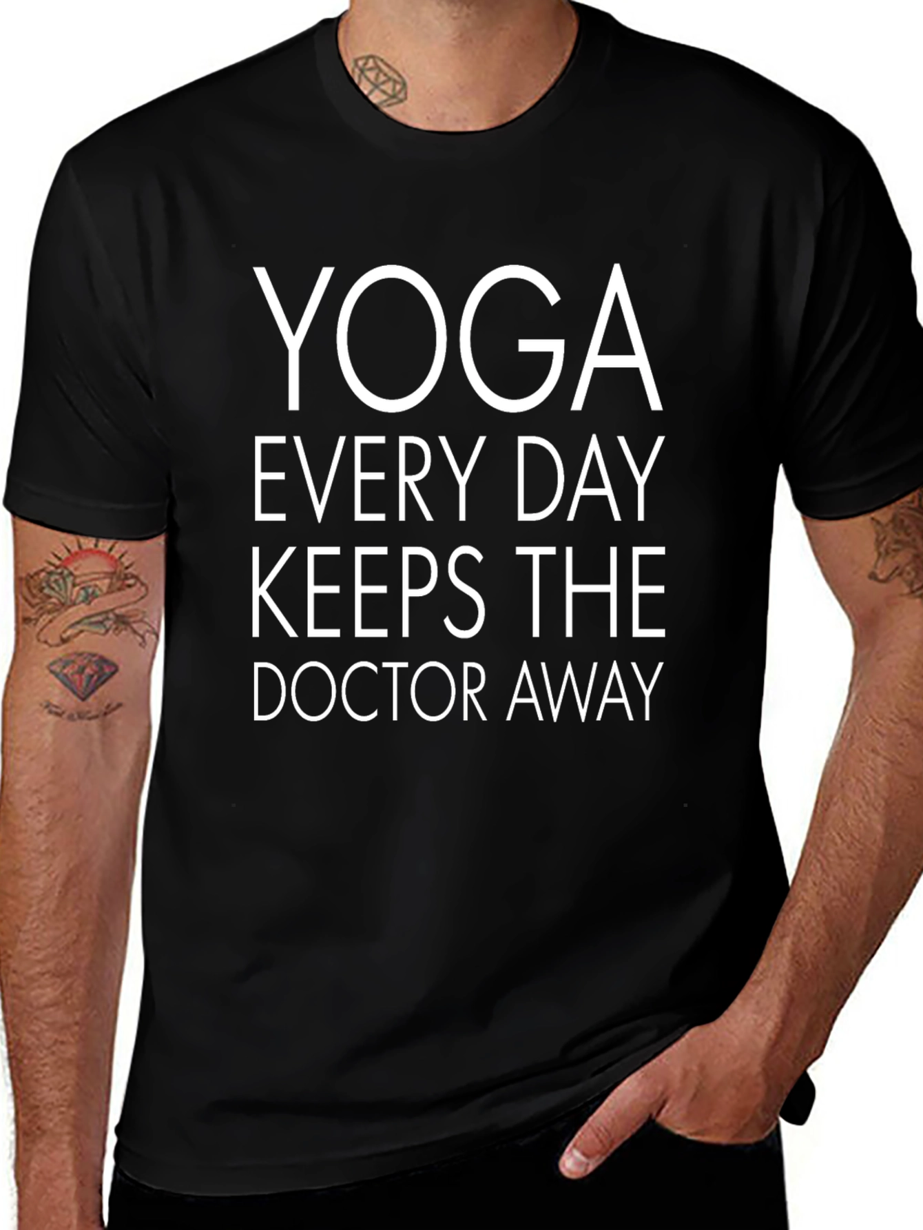 Yoga Every Day T-Shirt - Black