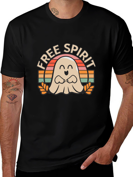 Free Spirit Ghost Graphic Tee - Halloween