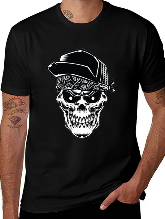 Skull & Bandana Graphic Tee