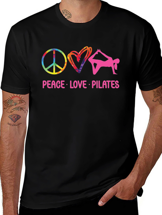 Peace Love Pilates Graphic T-Shirt