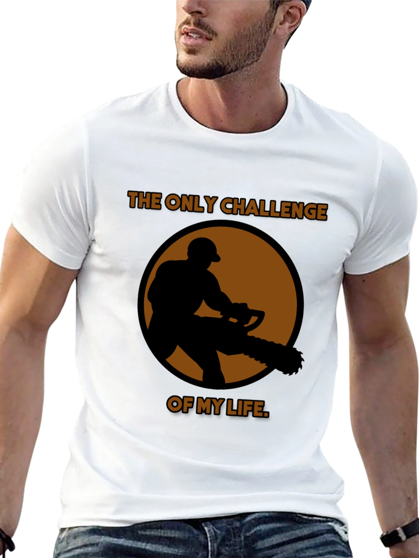Challenge of My Life Black Graphic T-Shirt