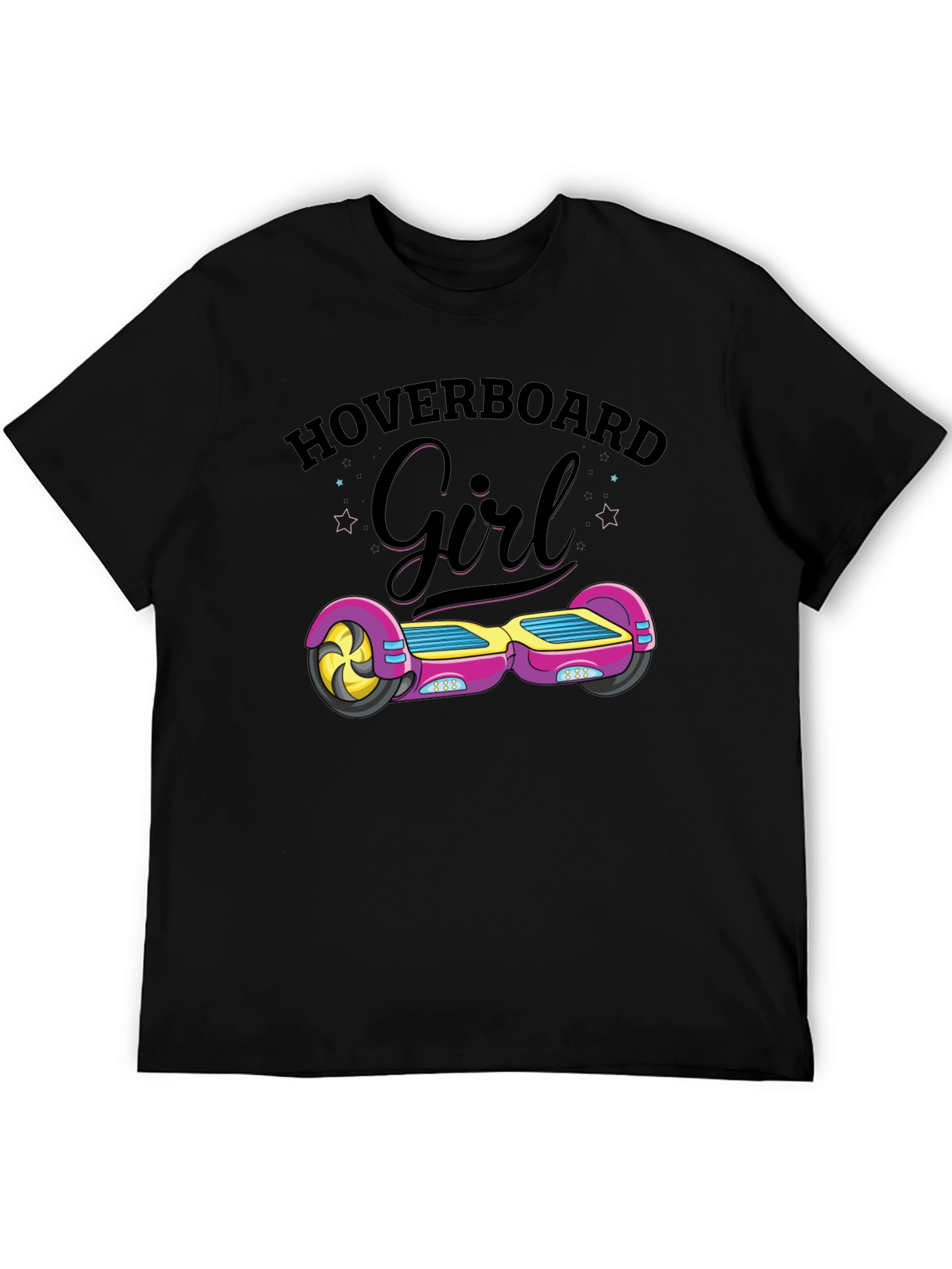 Hoverboard Girl Graphic Tee - Stylish Comfort