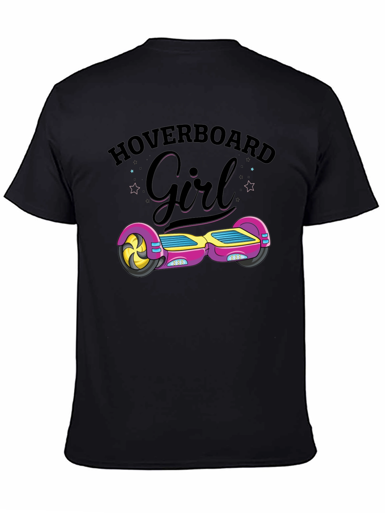 Hoverboard Girl Graphic Tee - Stylish Comfort