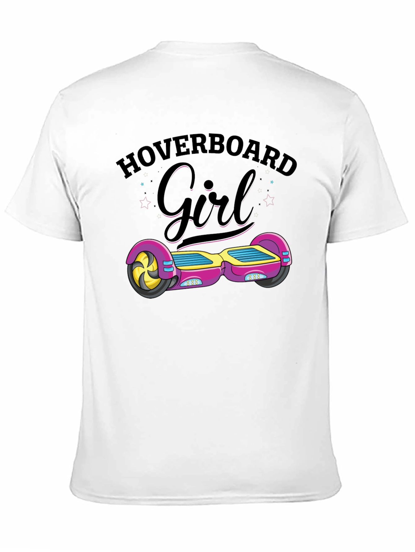 Hoverboard Girl Graphic Tee - Stylish Comfort