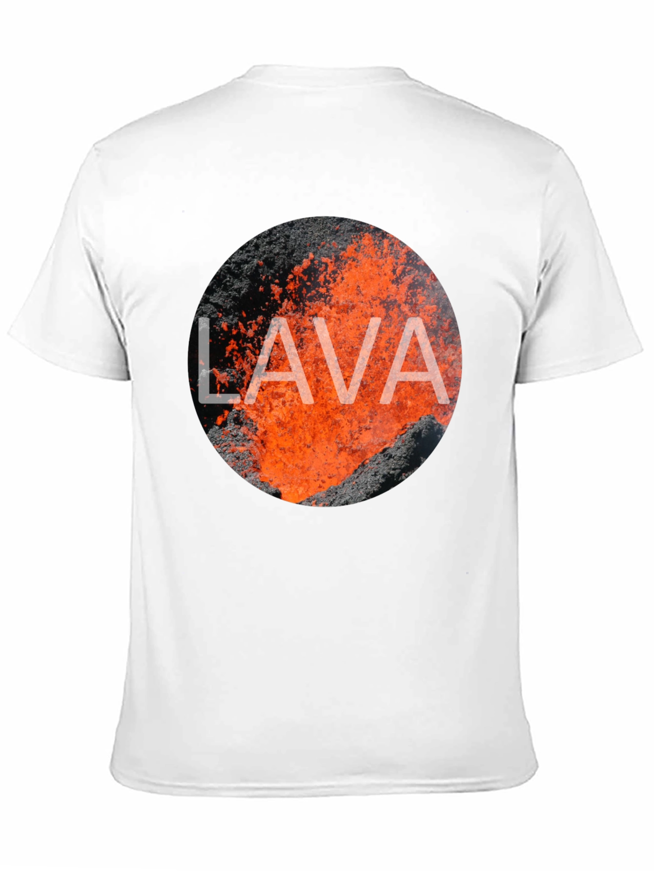 Lava Graphic Print Black T-Shirt