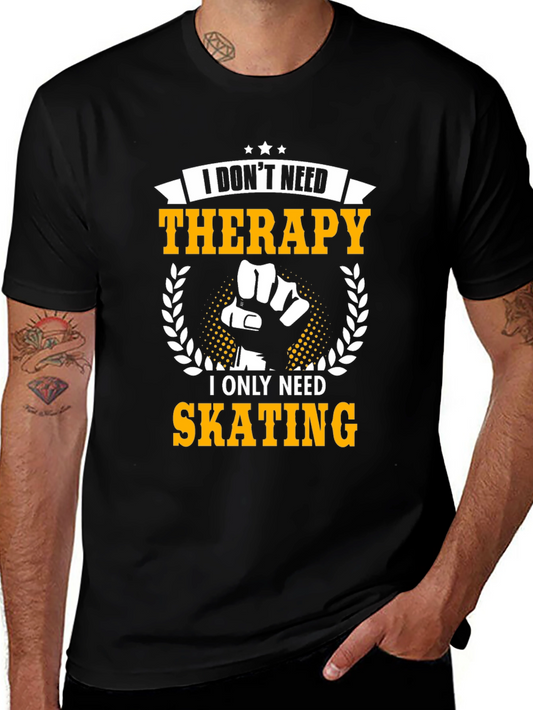 Skating Therapy T-Shirt - Funny Skater Gift