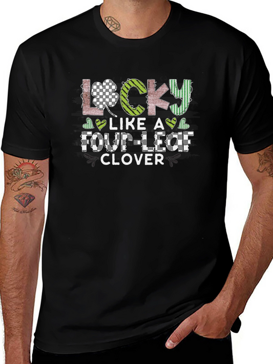 Lucky Four-Leaf Clover St. Patricks Day T-Shirt
