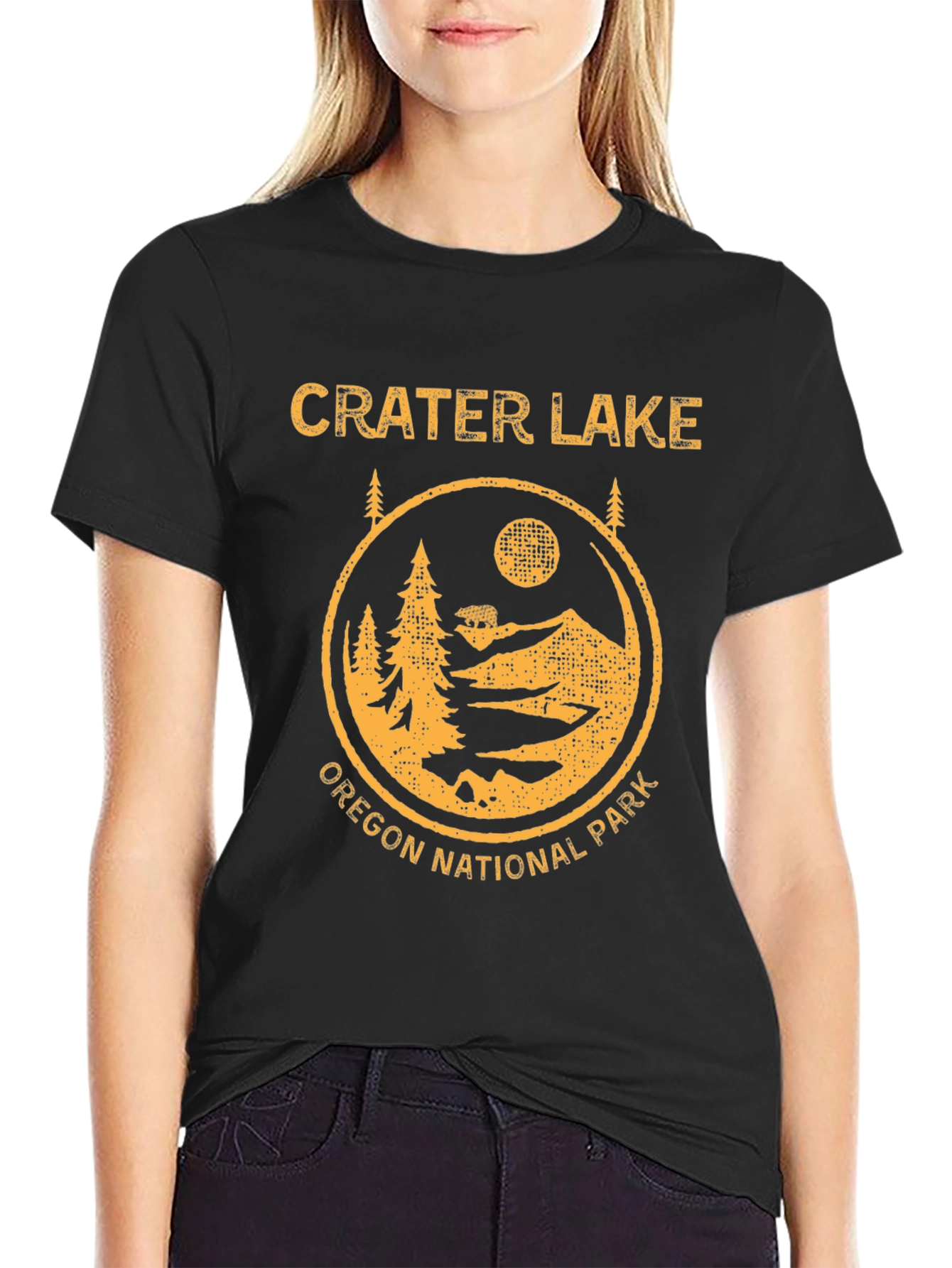 Crater Lake Oregon National Park Graphic Tee