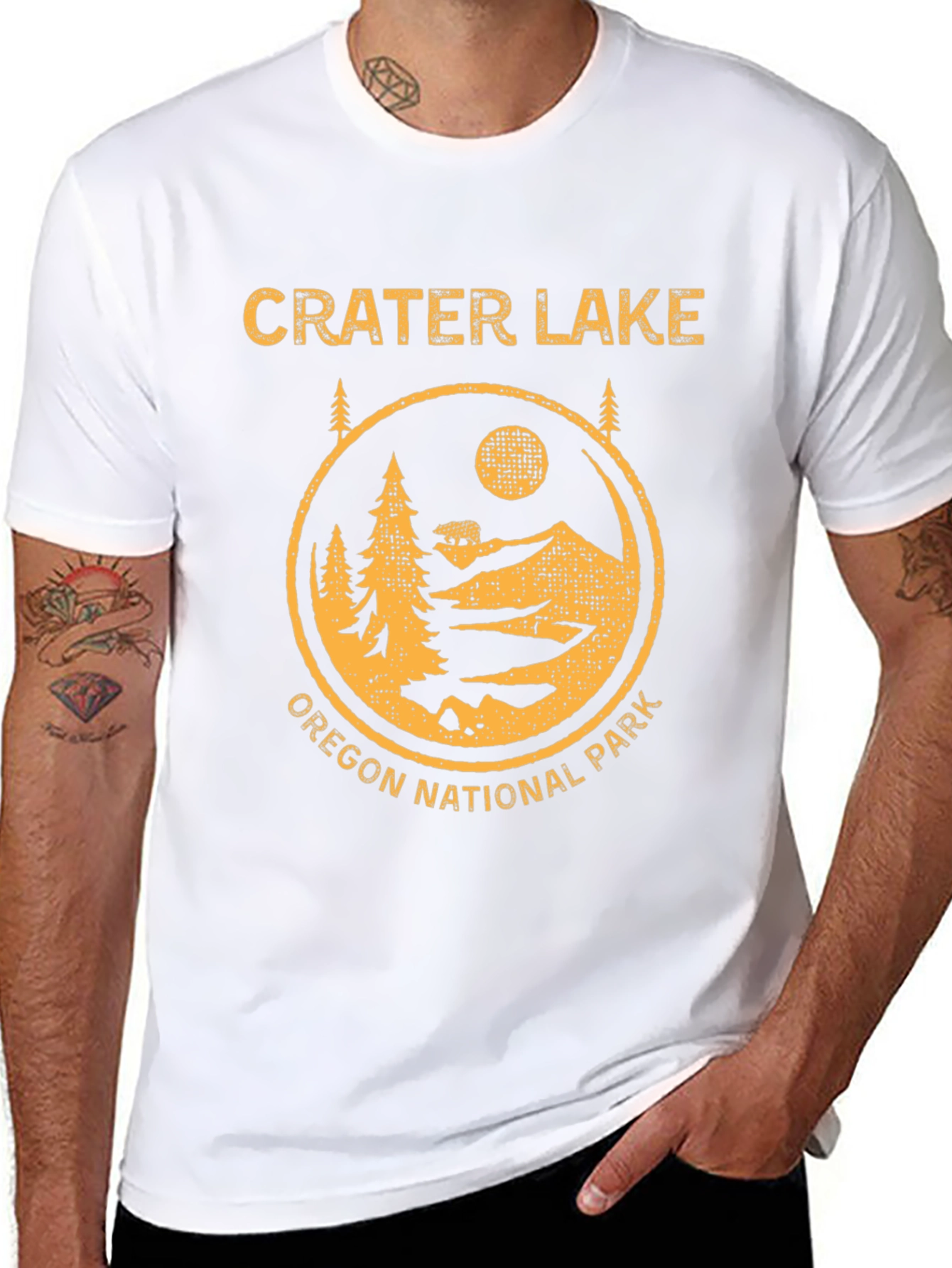 Crater Lake Oregon National Park Graphic Tee
