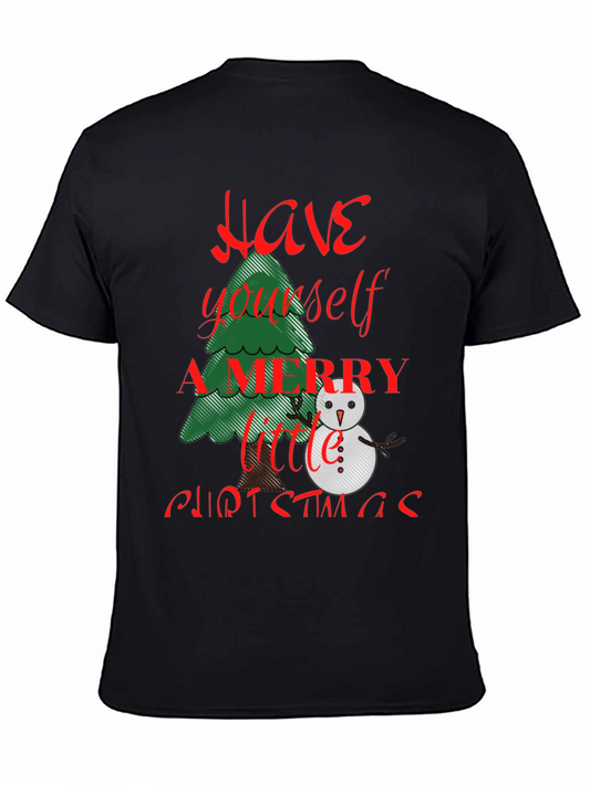 Festive Christmas T-Shirt: Merry Little Christmas Design