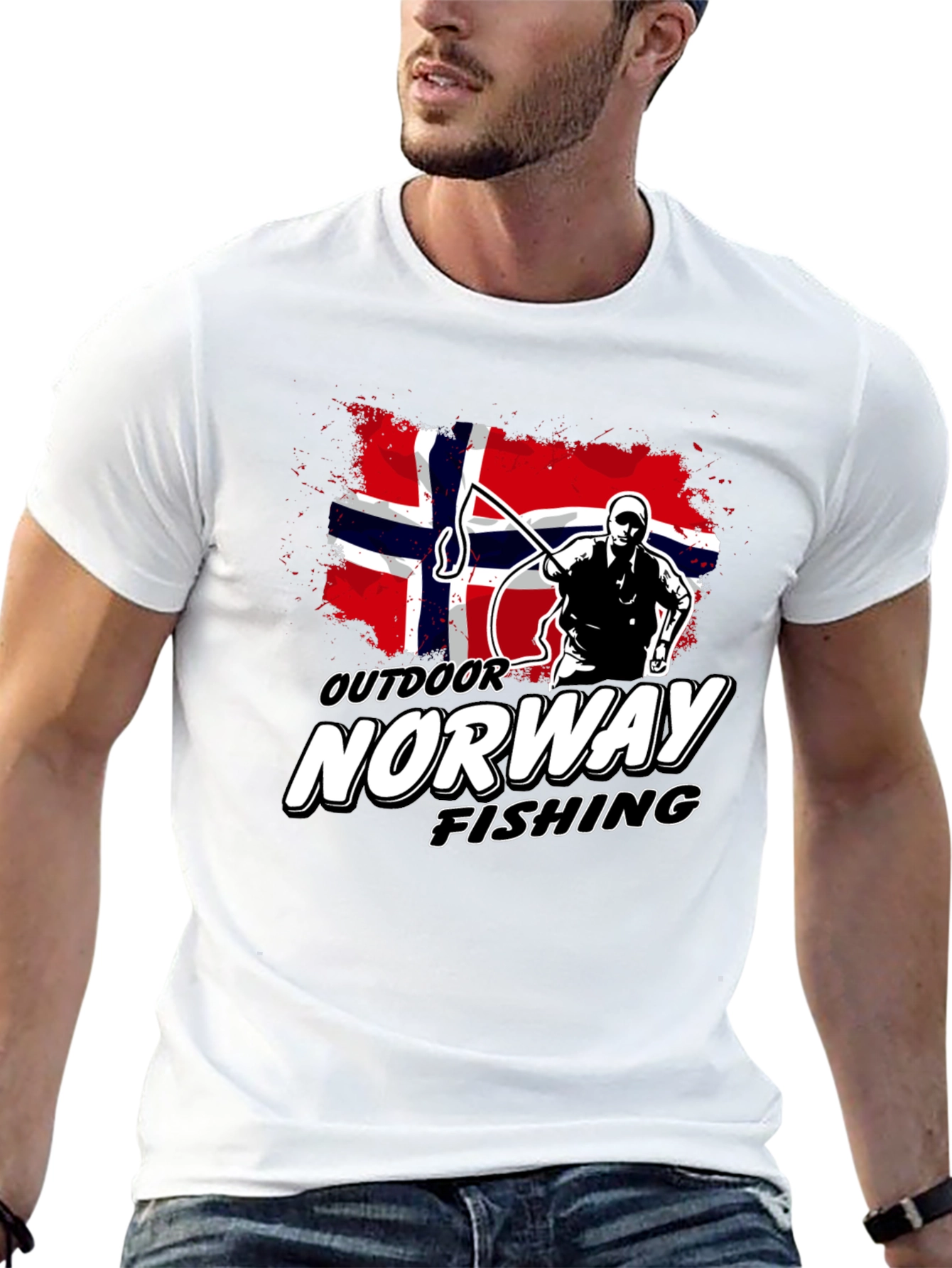 Outdoor Norway Fishing T-Shirt