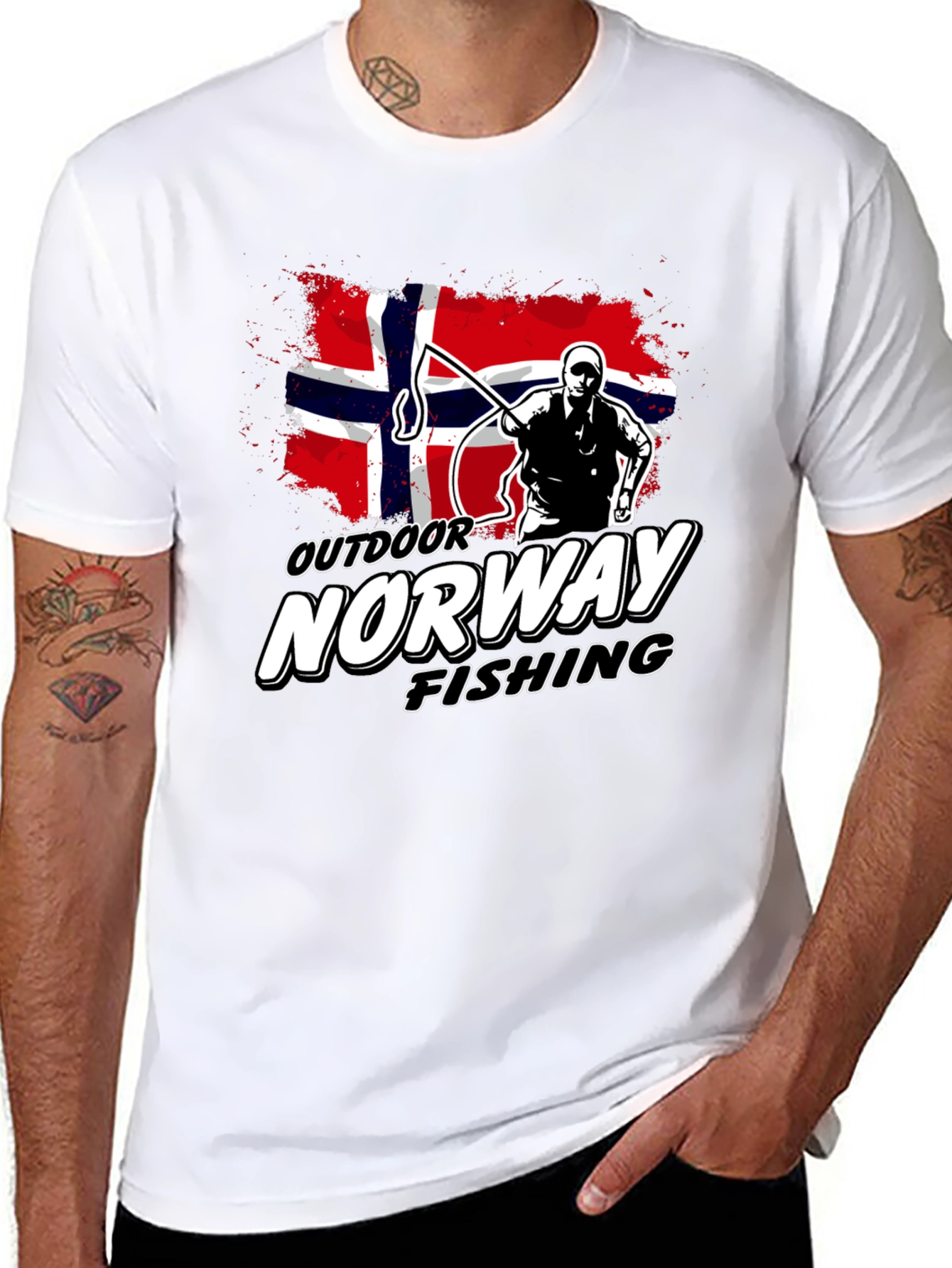 Outdoor Norway Fishing T-Shirt