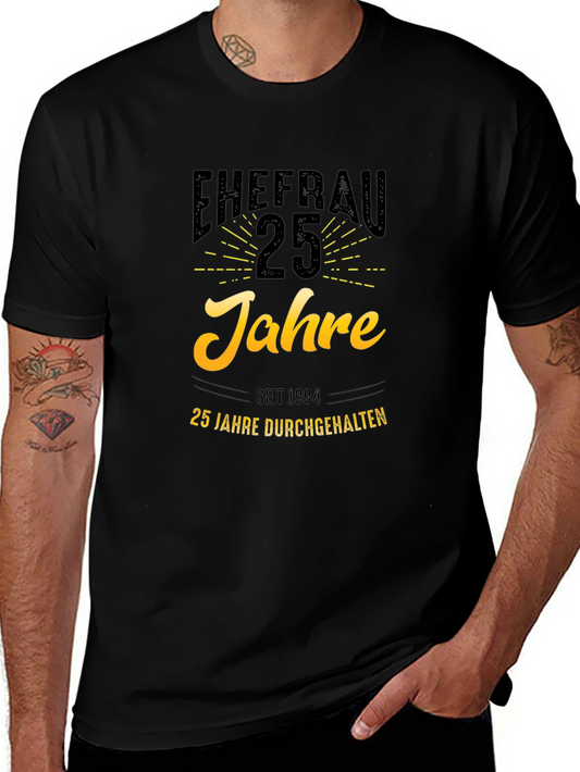 Ehefrau 25 Jahre T-Shirt