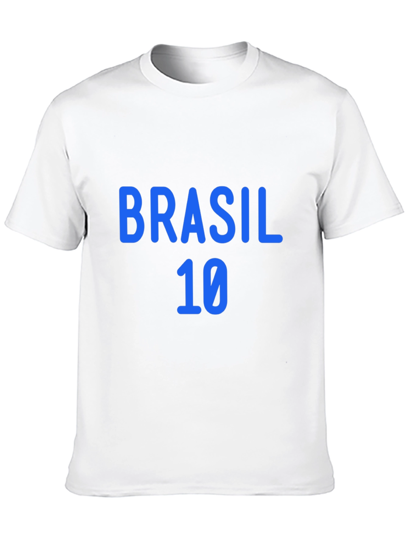 Brasil 10 Graphic Tee - Soccer Fan Shirt