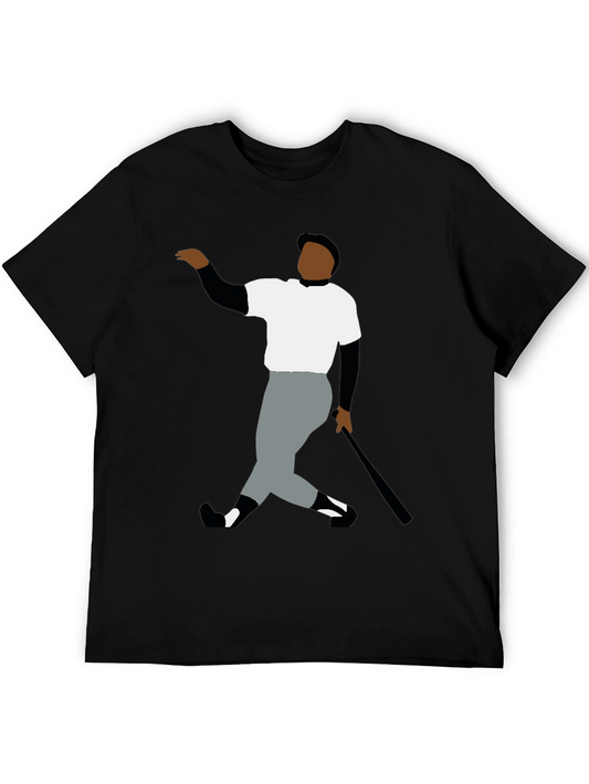 Retro Baseball Player Graphic Tee