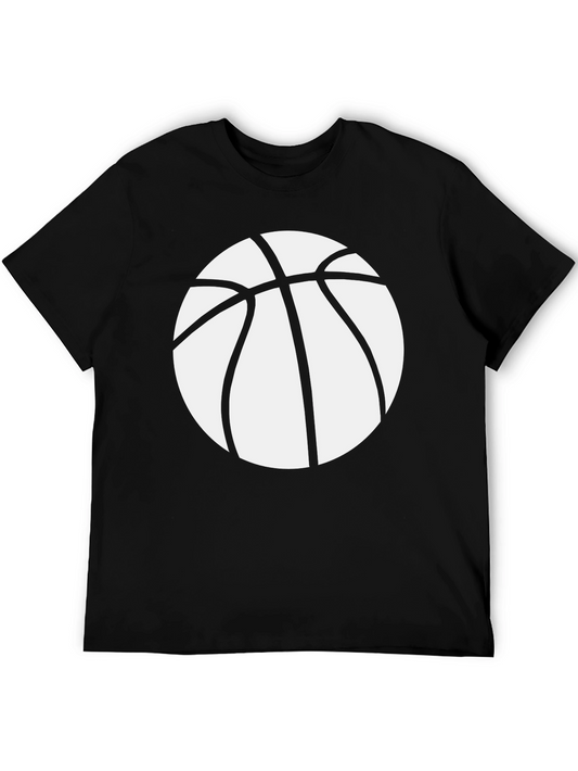 Basketball Graphic T-Shirt - Black Casual Tee