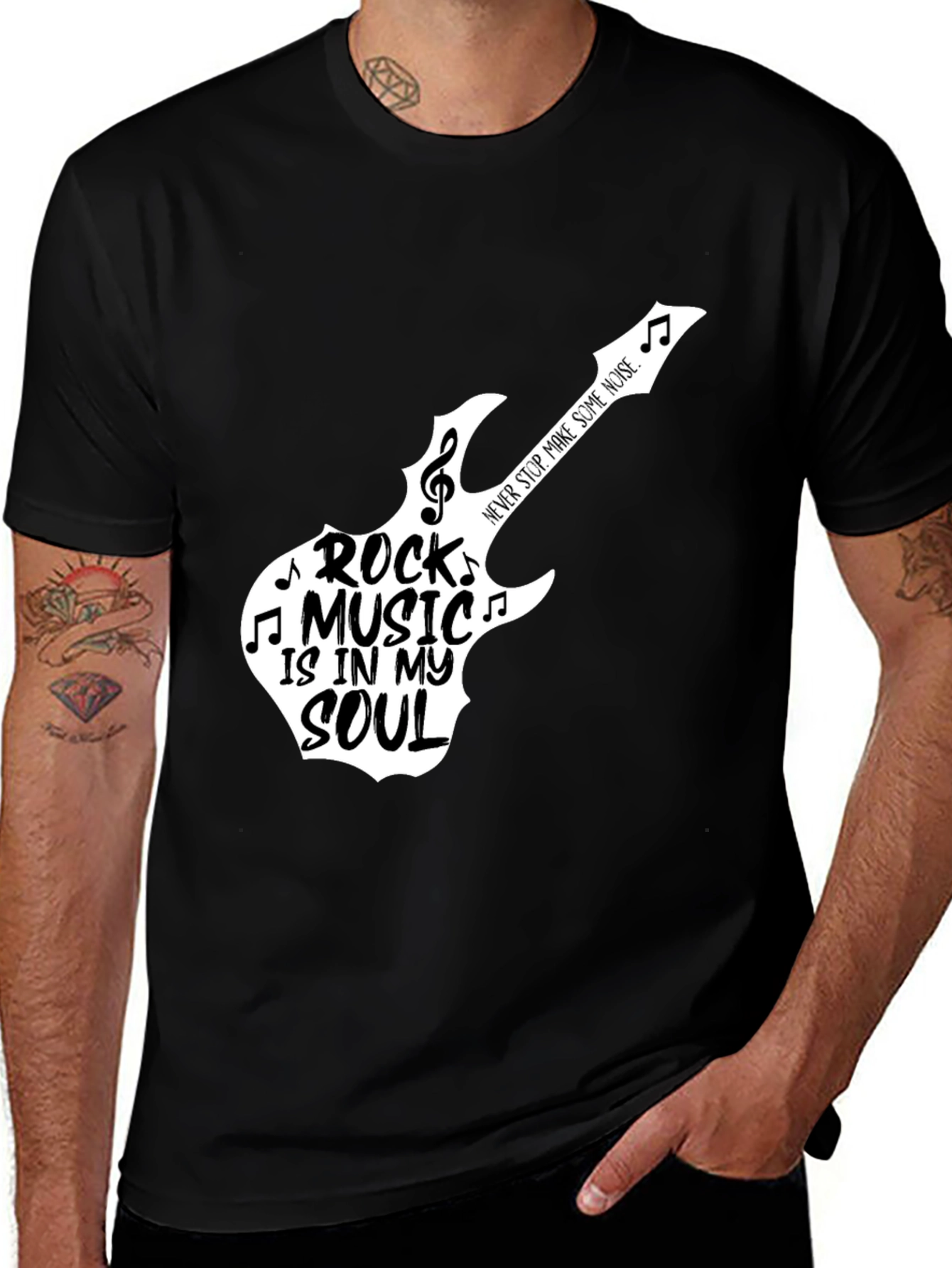 Rock Music Soul Graphic T-Shirt