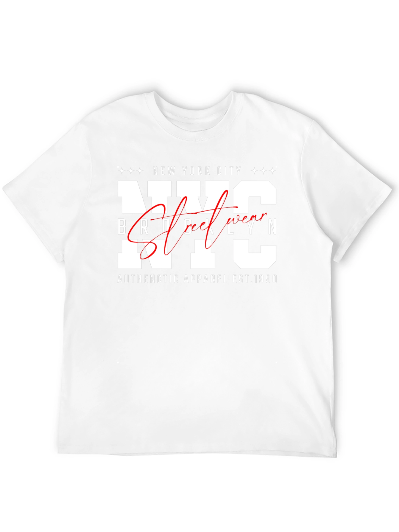 NYC Brooklyn Graphic Print T-Shirt