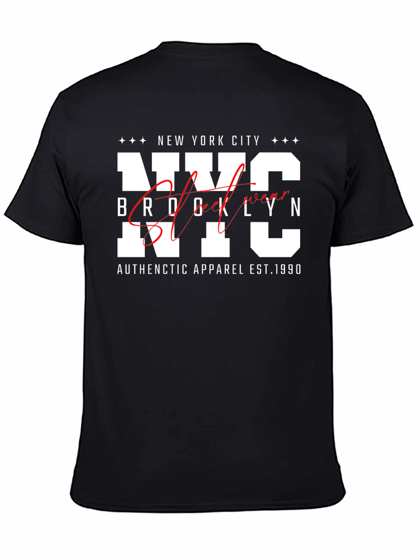 NYC Brooklyn Graphic Print T-Shirt
