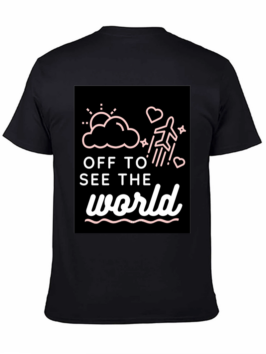 Off to See the World Graphic Tee - Travel Shirt