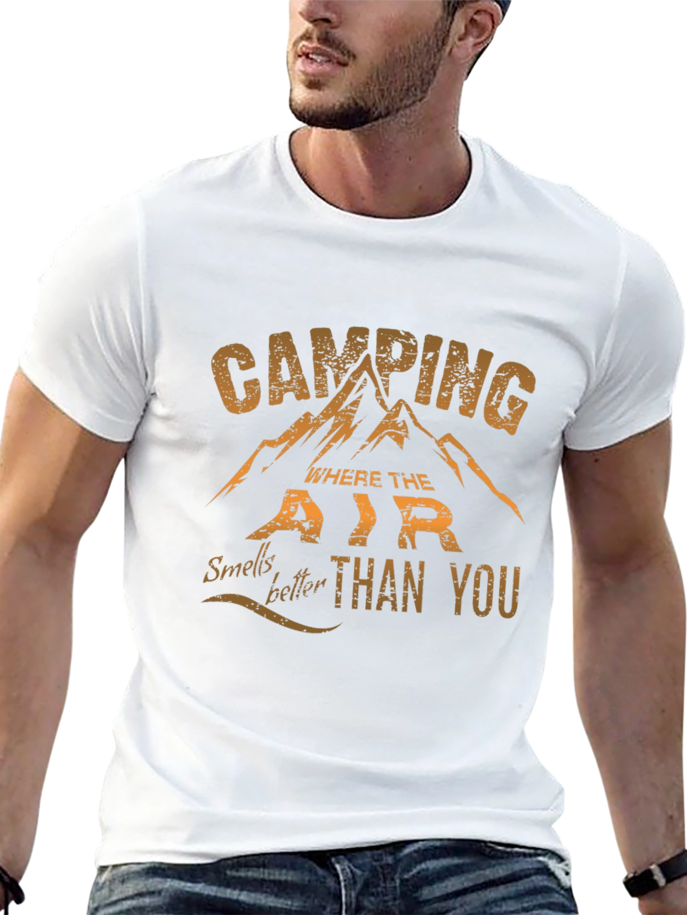 Camping T-Shirt: Air Smells Better Than You Tee