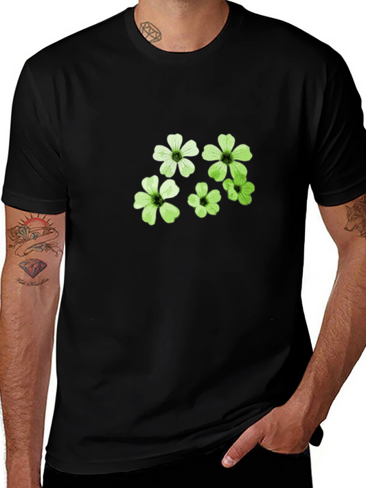Black Floral T-Shirt