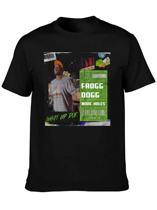 Frogg Dogg More Holes Black Graphic Tee