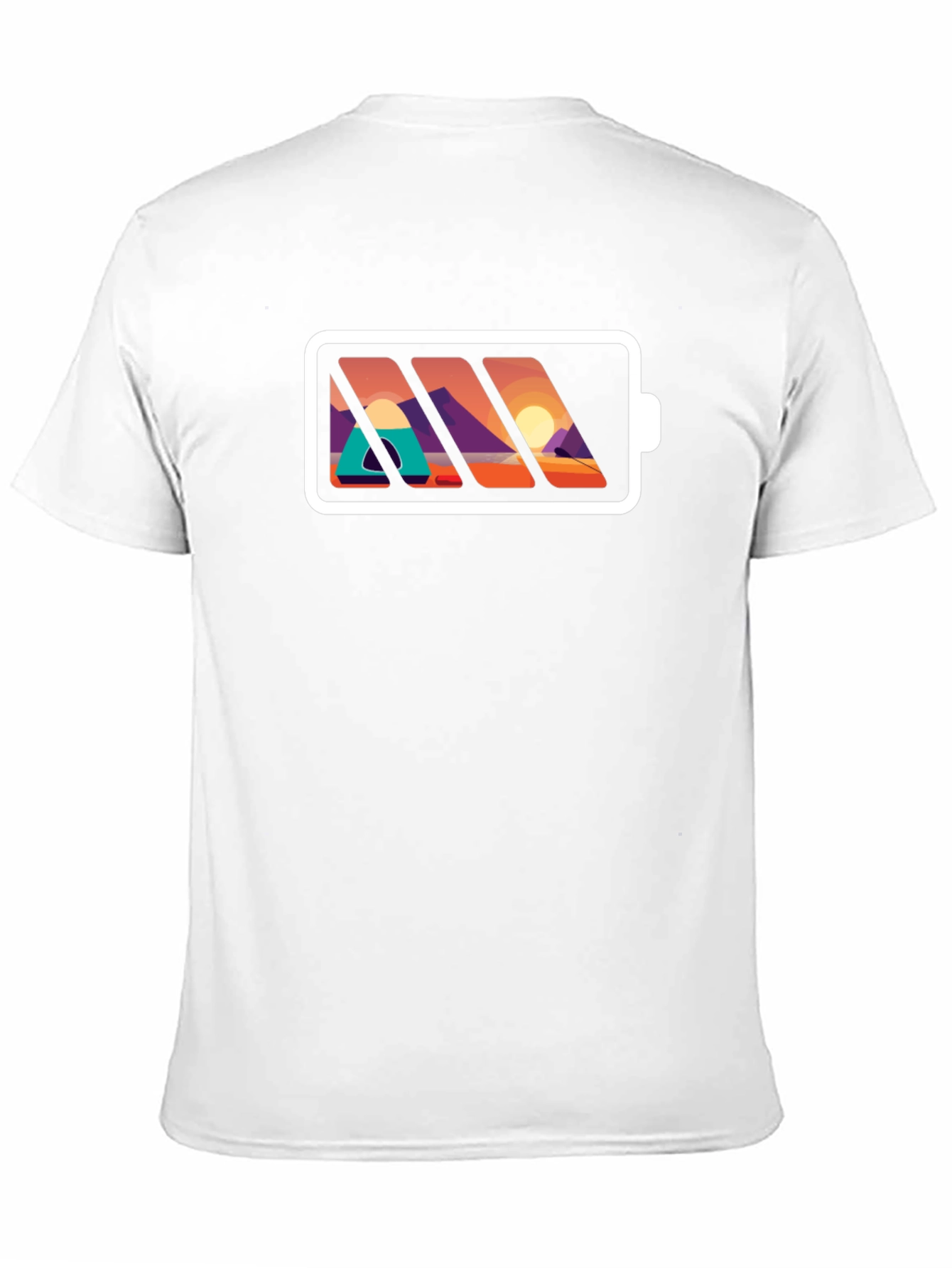 Nature Battery T-Shirt - Mens Black Graphic Tee
