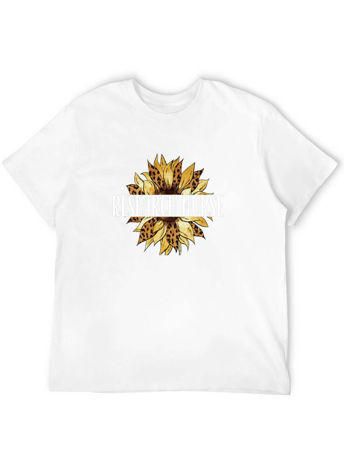 Research Nurse Sunflower Tee - Stylish Comfort