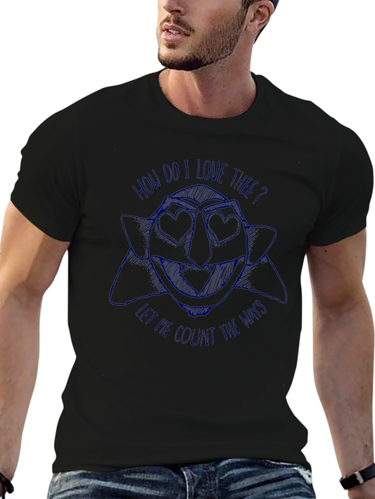 Sesame Street Count T-Shirt - How Do I Love Thee?