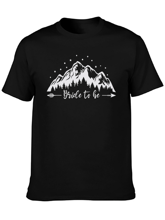 Bride to Be Mountain Graphic T-Shirt