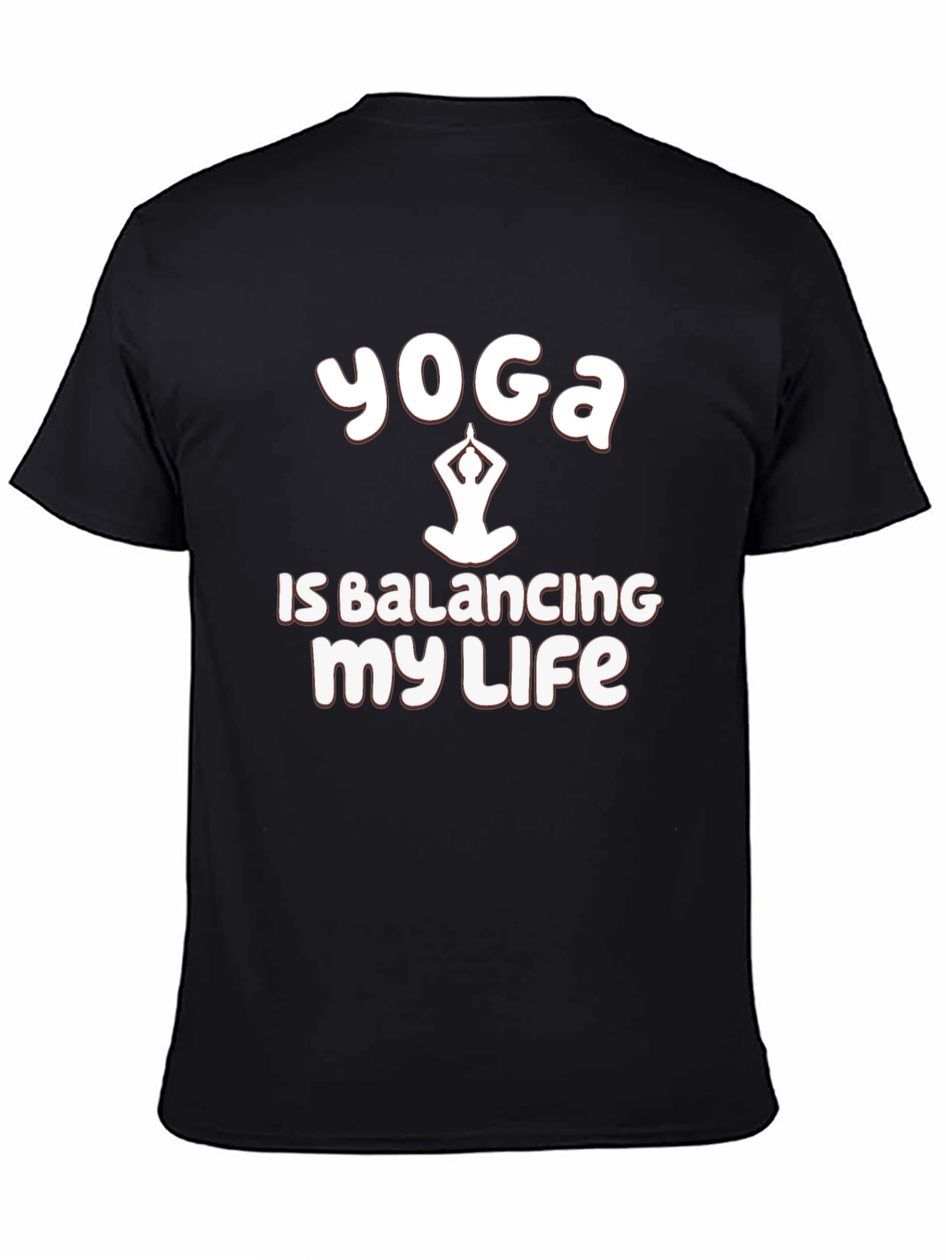 Yoga Balancing Life Graphic T-Shirt