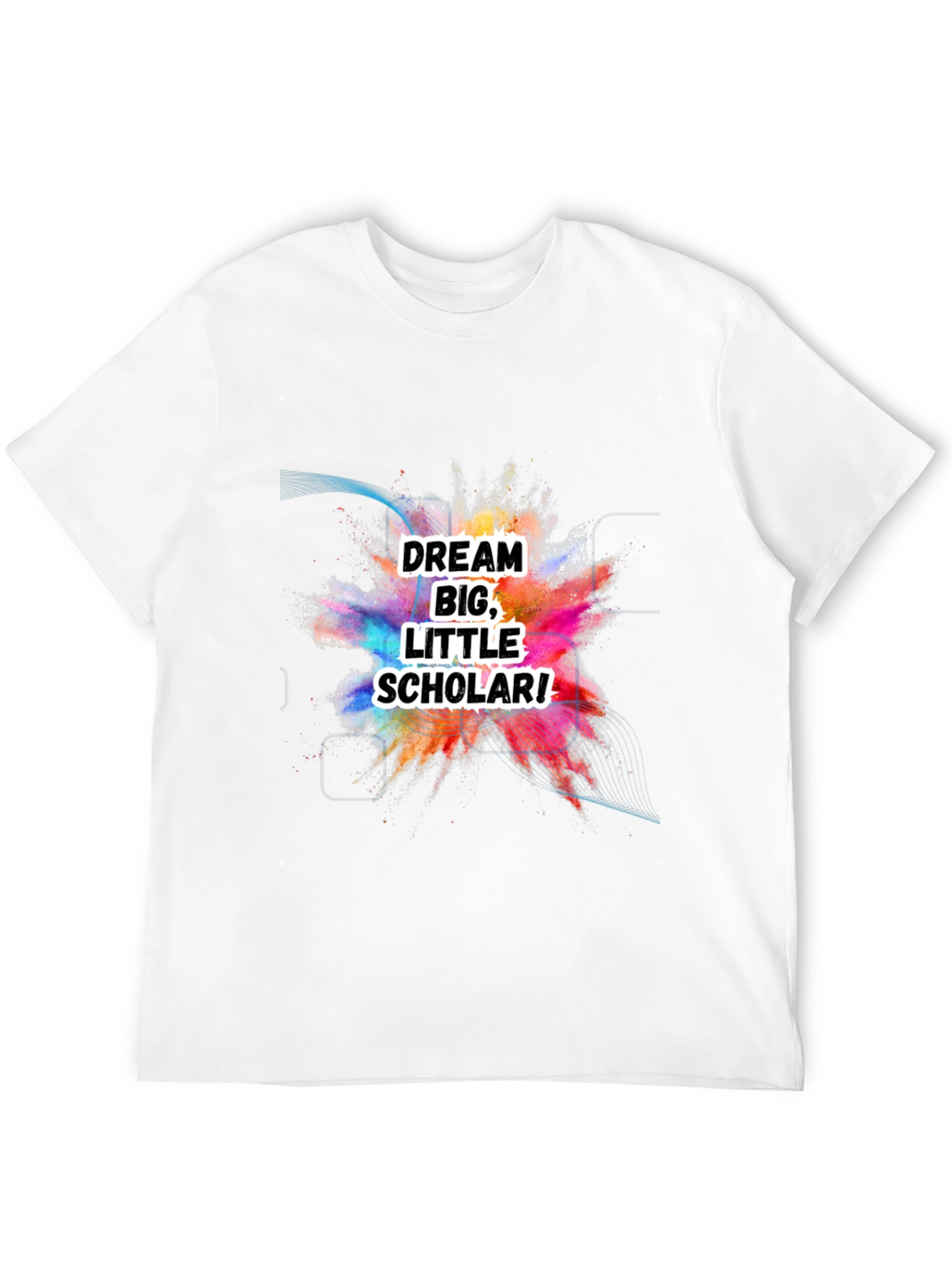 Dream Big Little Scholar Black T-Shirt
