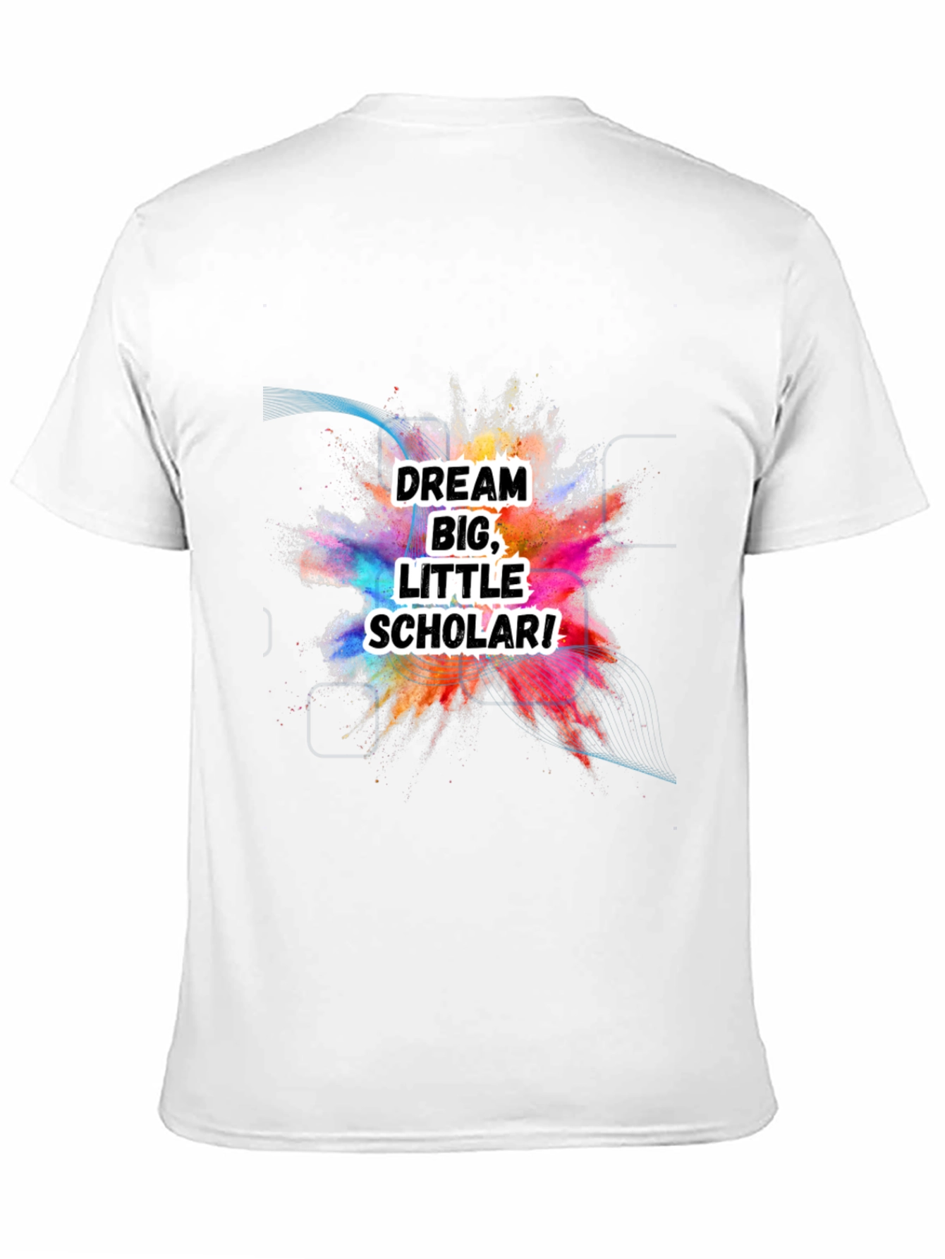 Dream Big Little Scholar Black T-Shirt