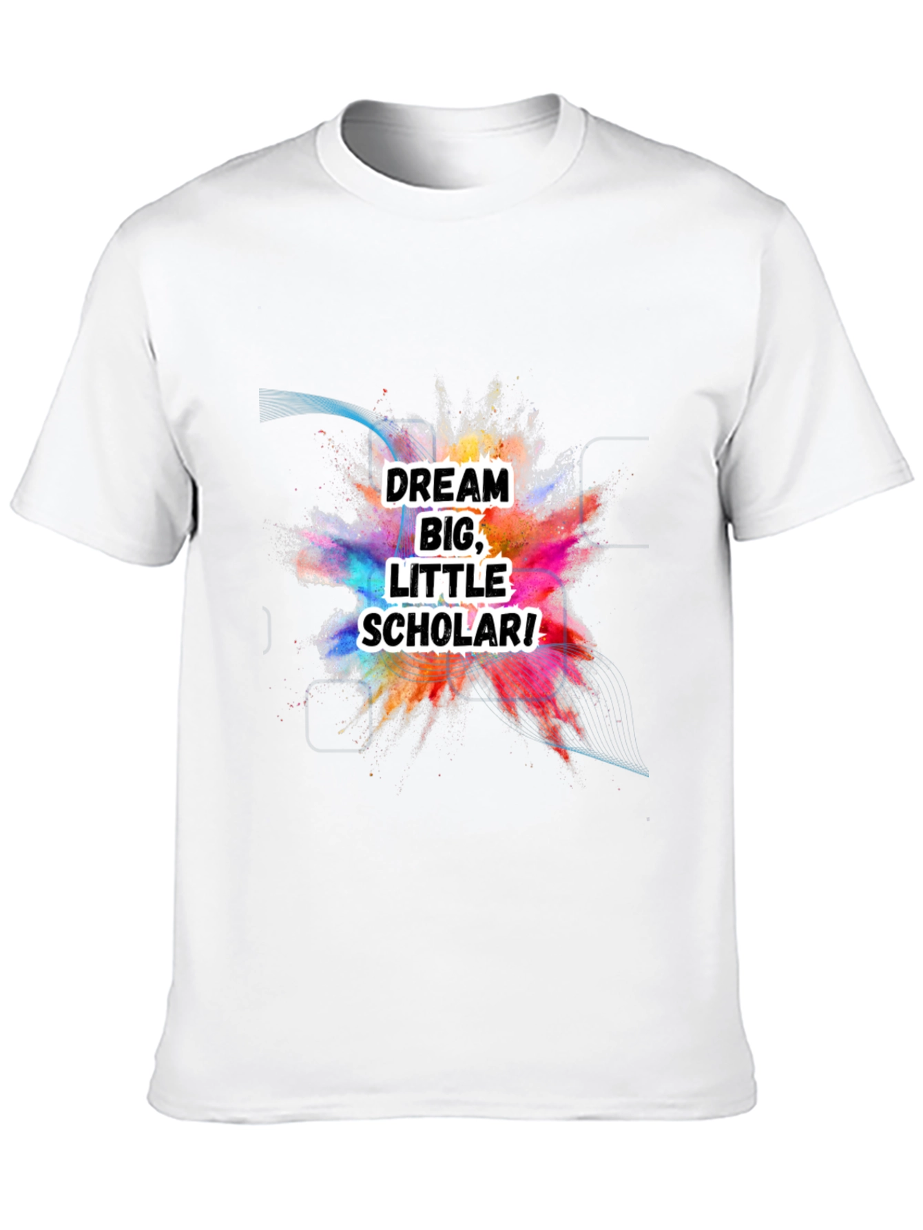 Dream Big Little Scholar Black T-Shirt