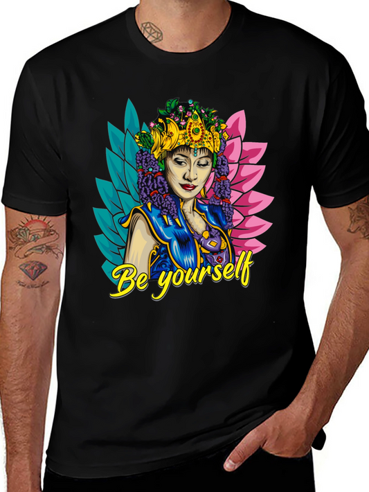 Be Yourself Graphic Tee - Unique Design