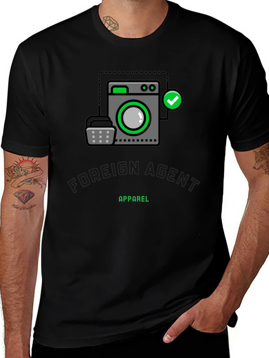 Foreign Agent Apparel Laundry T-Shirt - Black