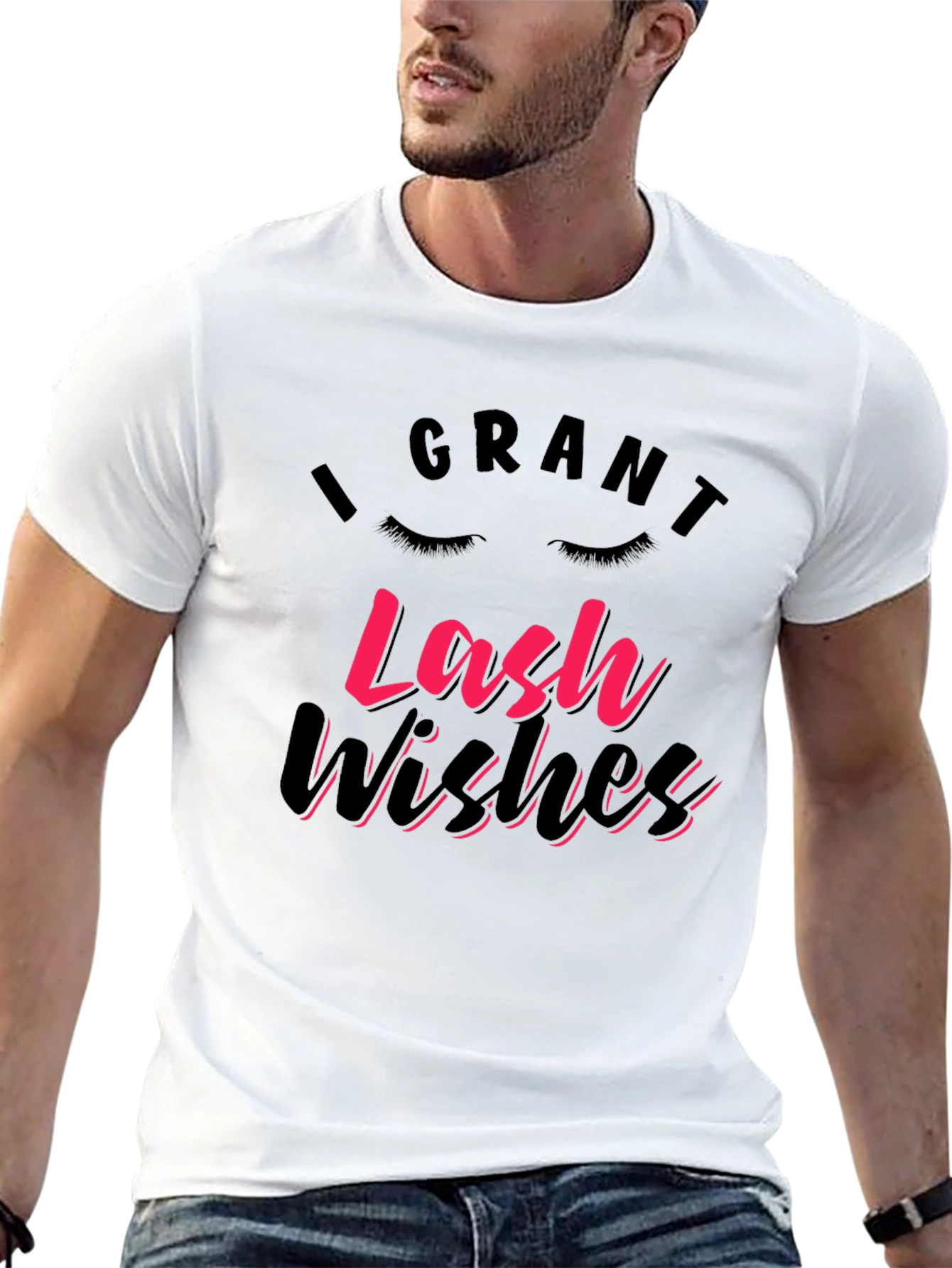 I Grant Lash Wishes T-Shirt - Black