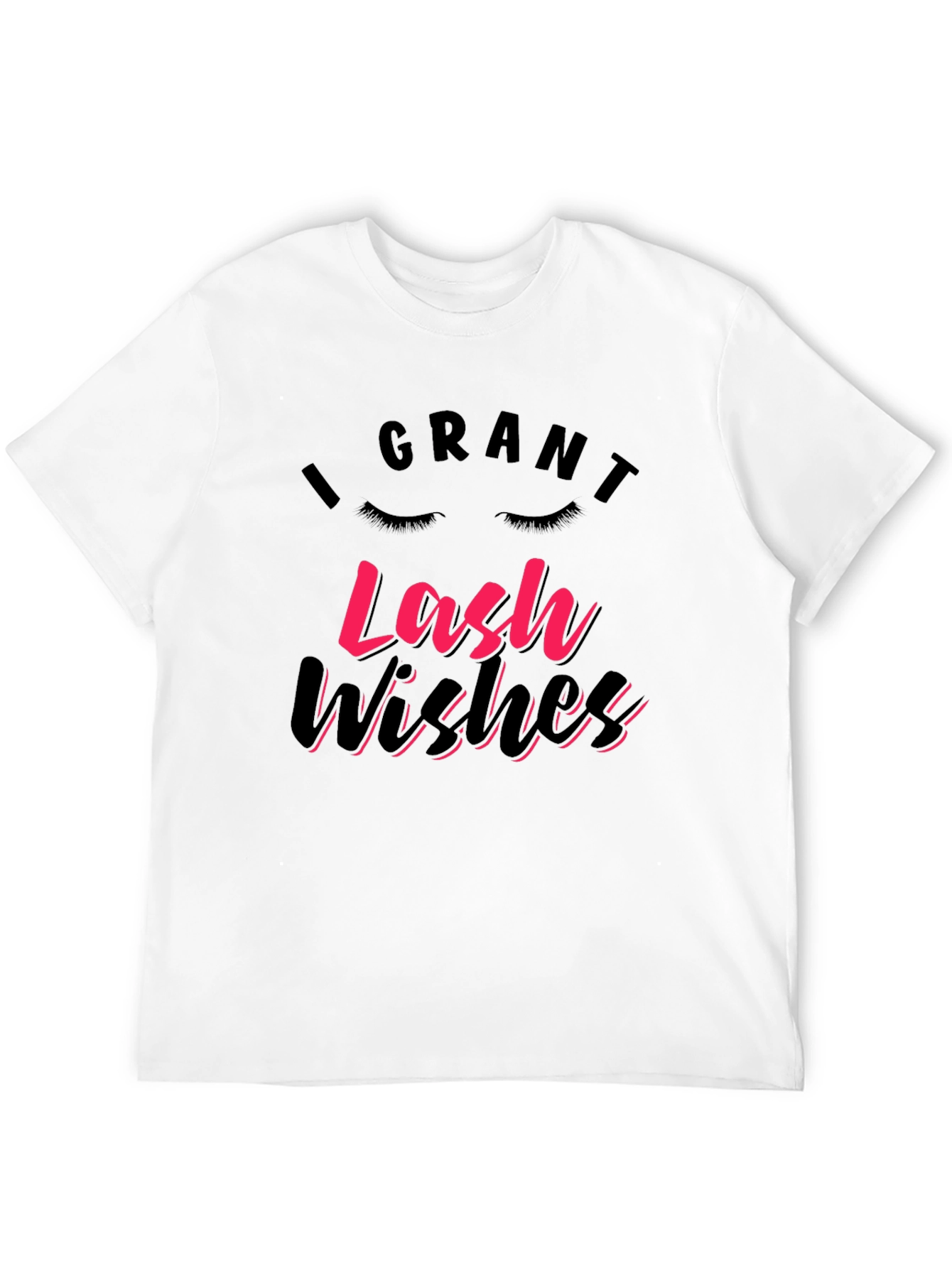 I Grant Lash Wishes T-Shirt - Black