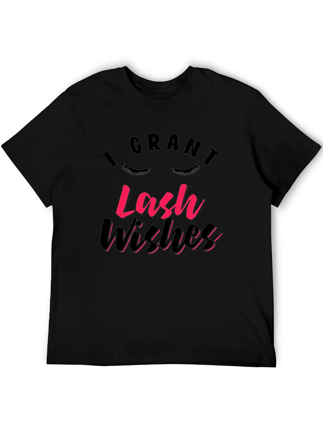 I Grant Lash Wishes T-Shirt - Black