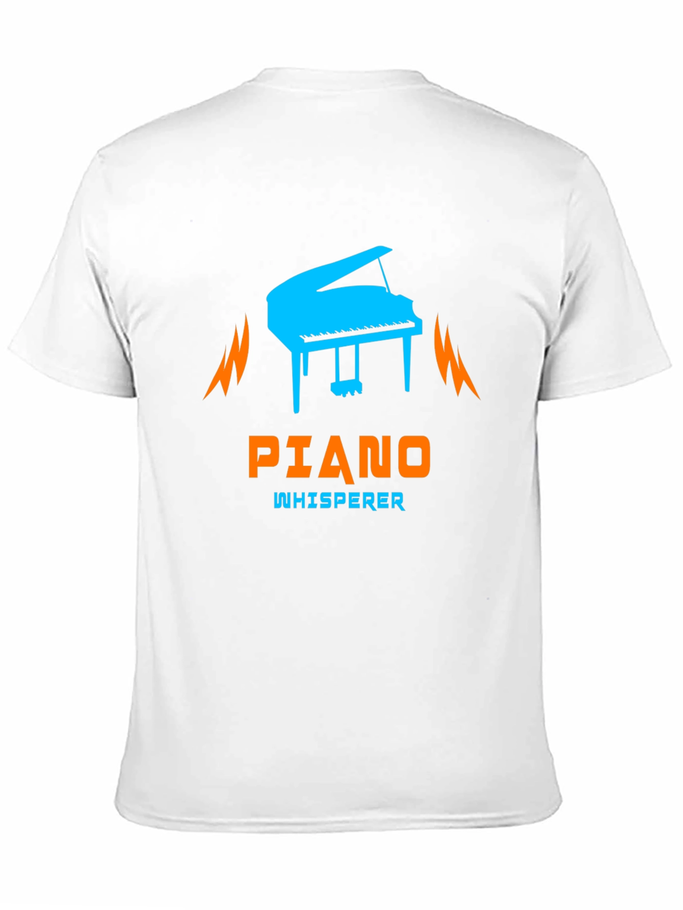 Piano Whisperer Graphic T-Shirt - Black