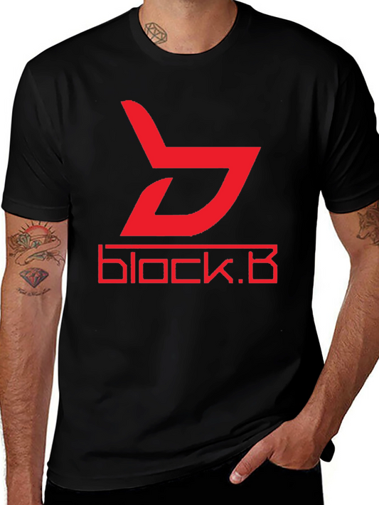 Block B Logo Graphic T-Shirt - Black
